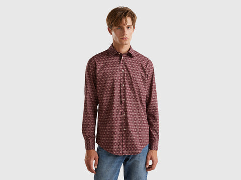 Camisa regular fit estampa padrão - ucb_image_F