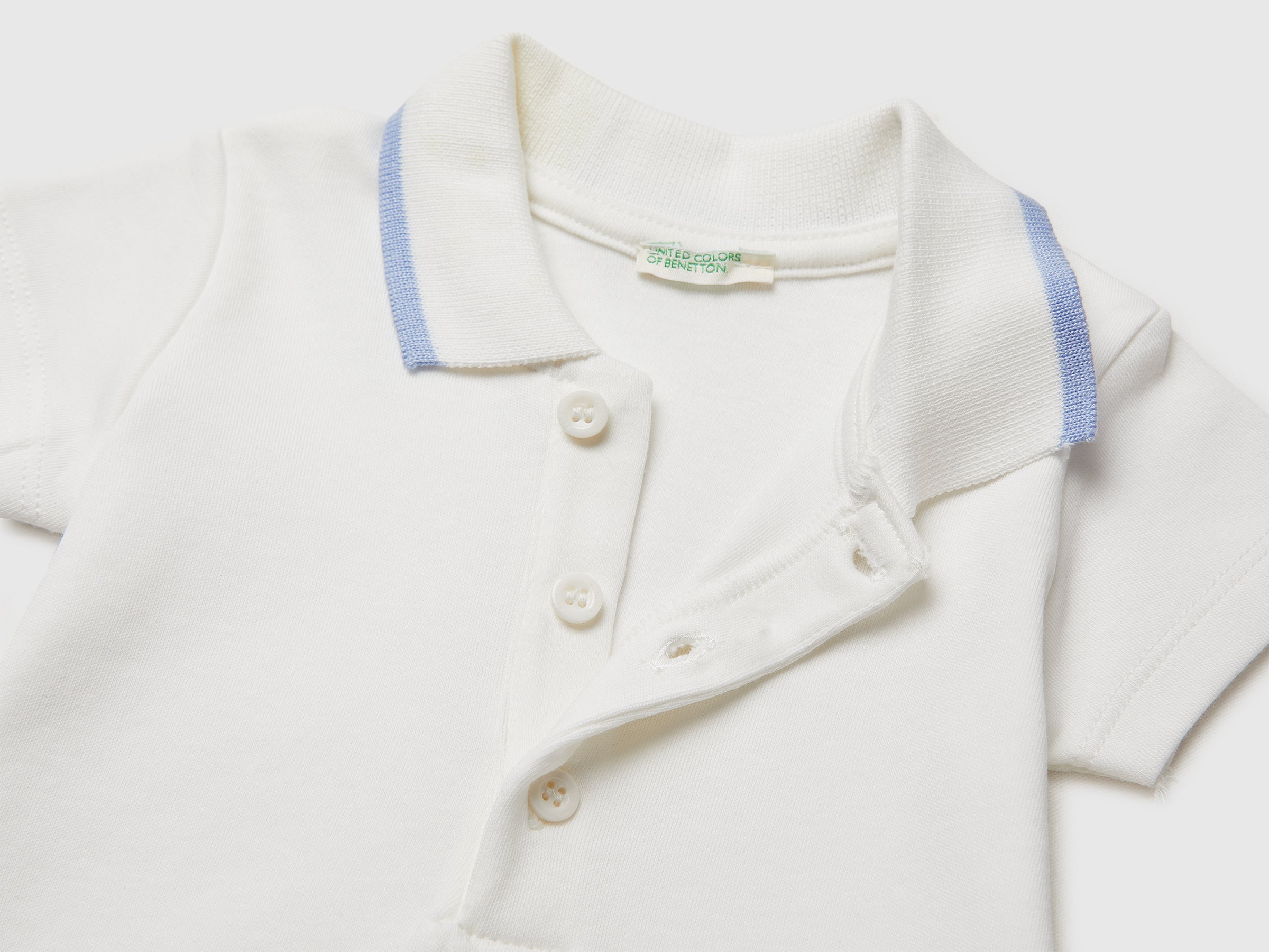 Polo onesie in organic cotton - ucb_image_DS1
