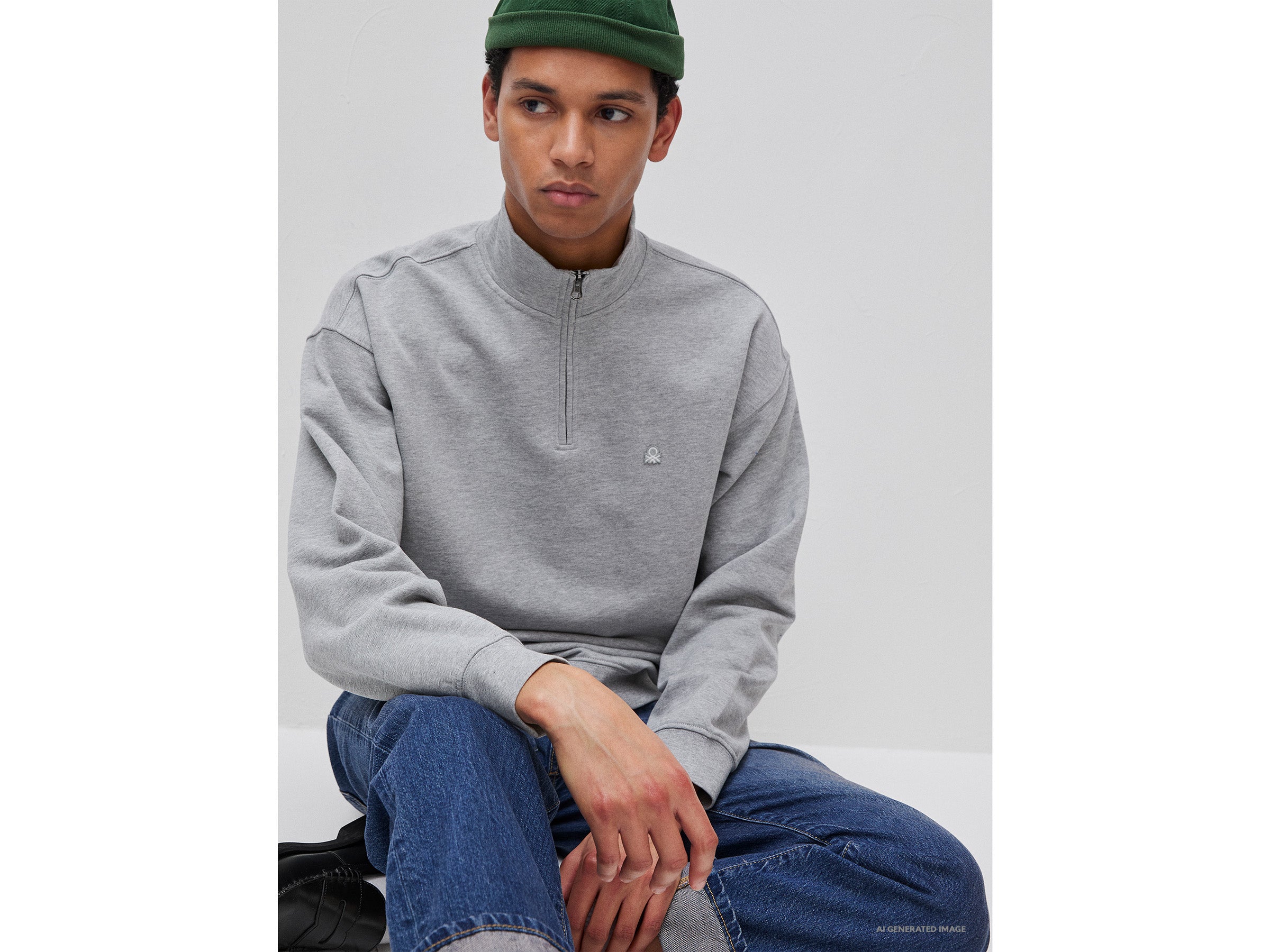 Sweat com meio fecho de correr - ucb_image_FY