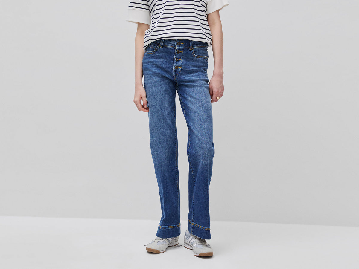 Jeans flare com botões - ucb_image_F