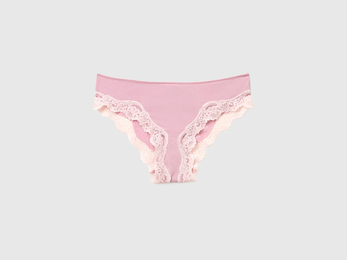 Classic silk blend briefs with lace - ucb_image_FS