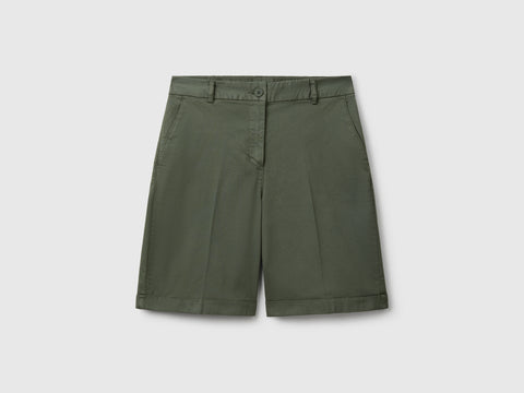 Bermudas com dobra em algodão stretch - ucb_image_FS