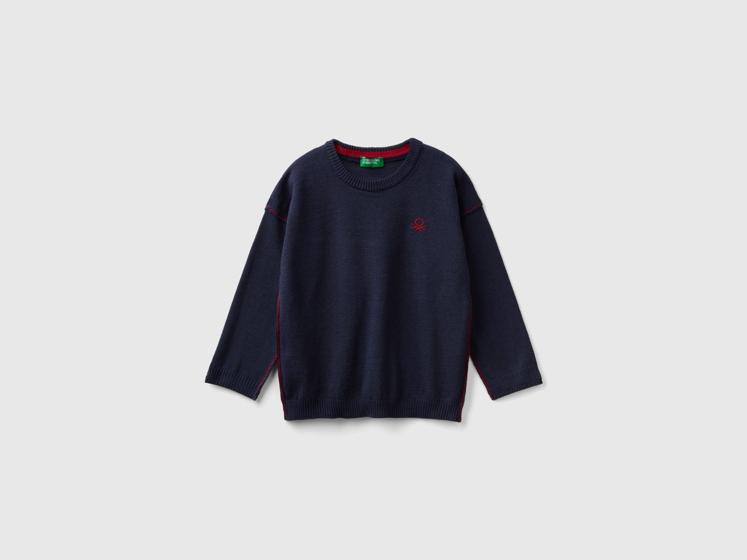 Camisola de gola redonda com bordado - ucb_image_FS