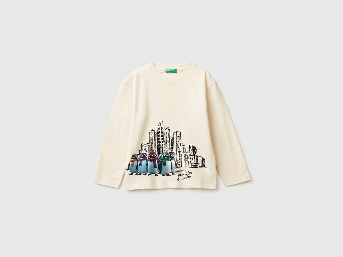 T-shirt com estampa à frente e atrás - ucb_image_FS