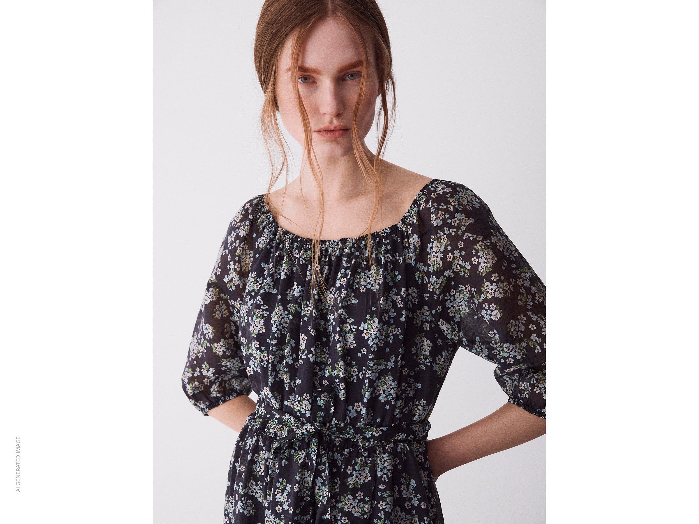 Vestido comprido com cinto - ucb_image_FY