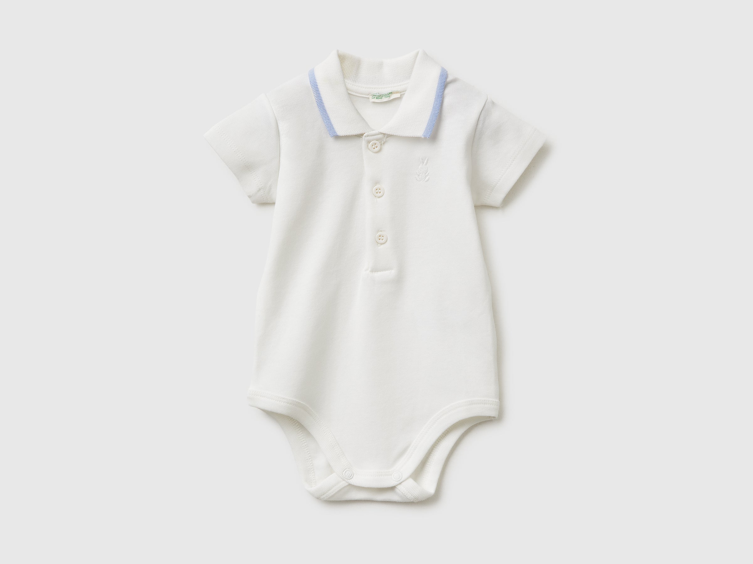 Polo onesie in organic cotton - ucb_image_FS