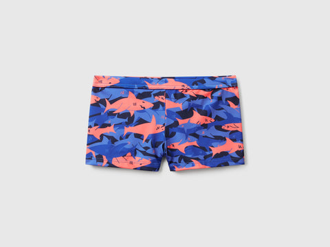Boxers de banho com estampa de tubarões - ucb_image_FS