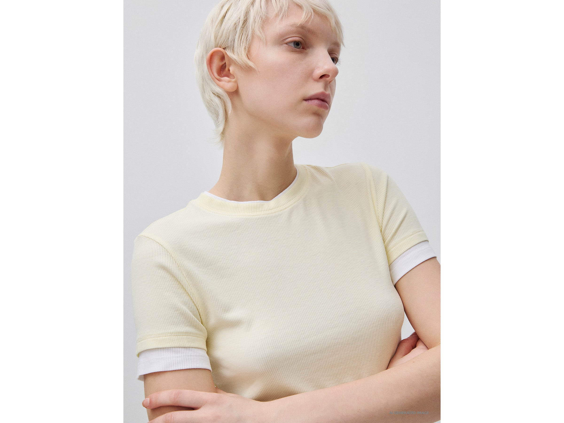 T-shirt slim fit canelada - ucb_image_FY