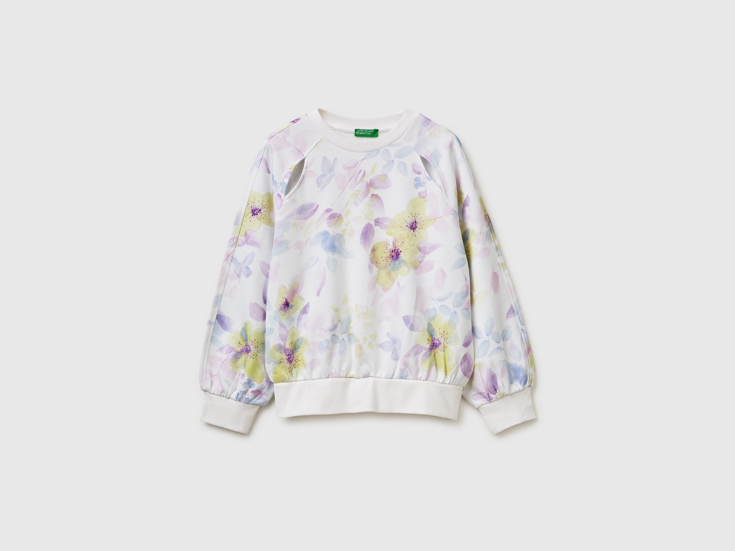 Floral sweatshirt with cut-out - ucb_image_FS