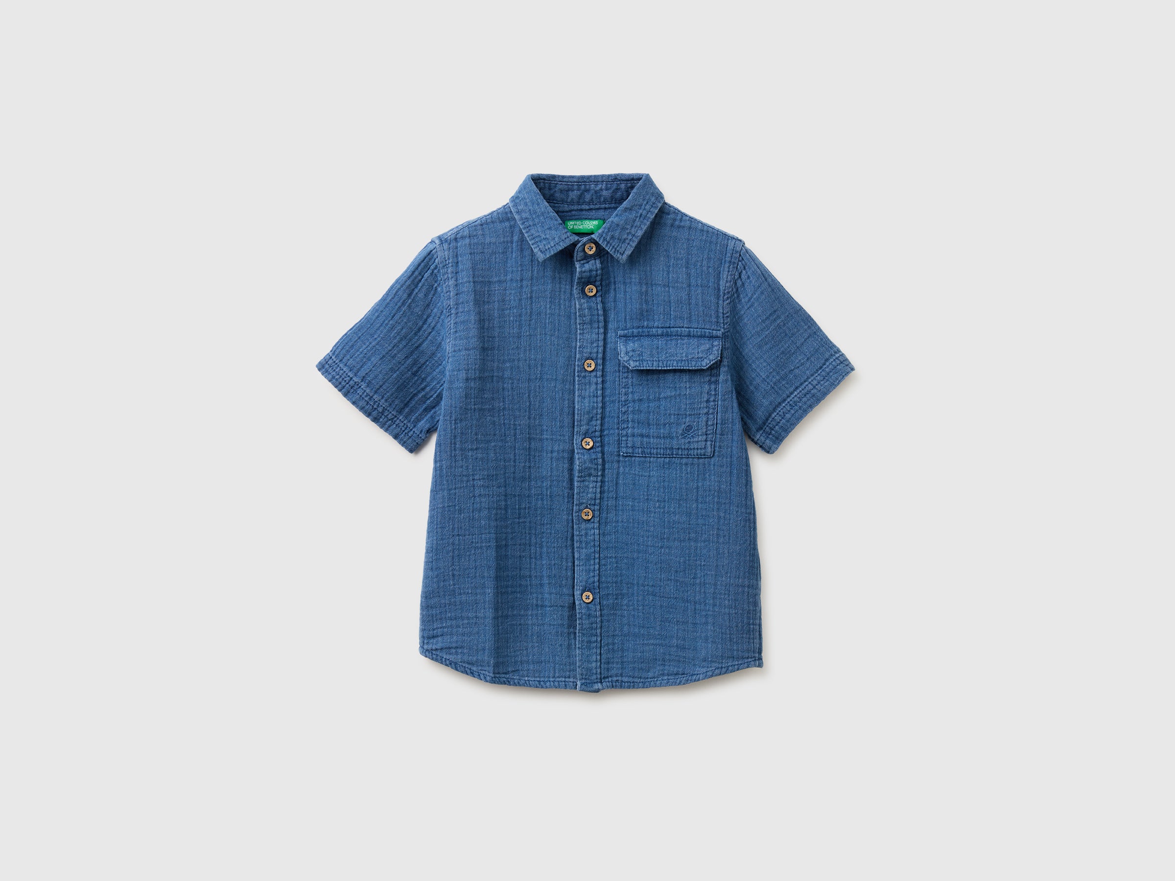 Short-sleeved shirt in light gauze - ucb_image_FS