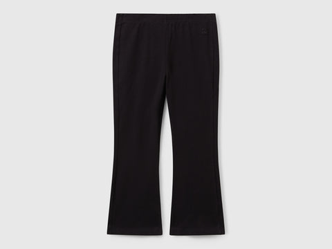 Leggings à boca-de-sino em algodão stretch - ucb_image_FS