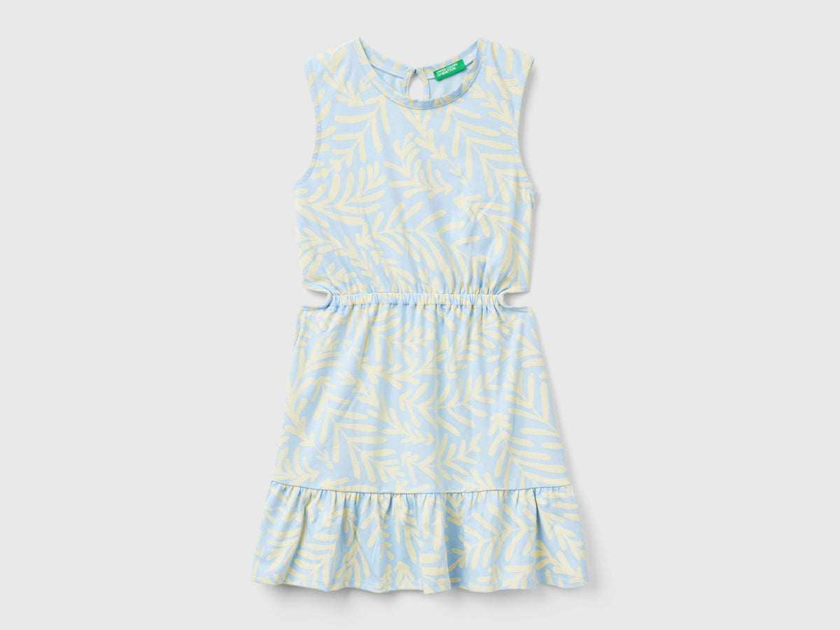 Vestido azul-celeste com estampa tropical - ucb_image_FS