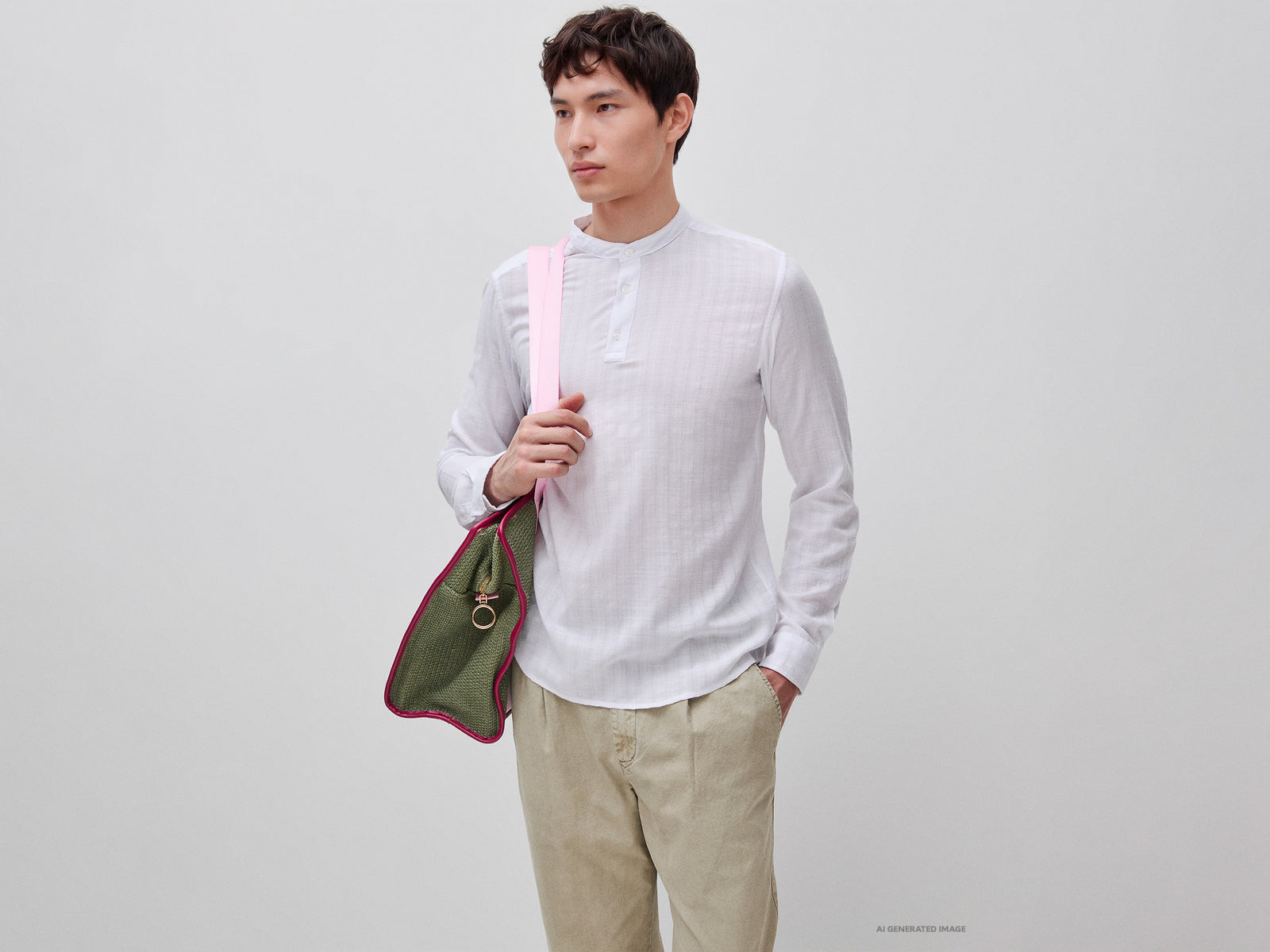 Camisa com carcela de botões riscada - ucb_image_F