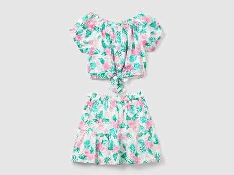 Conjunto top e saia às flores - ucb_image_FS