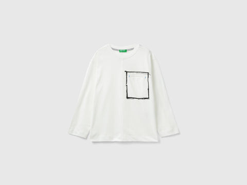 T-shirt com bolso pequeno em algodão orgânico - ucb_image_FS