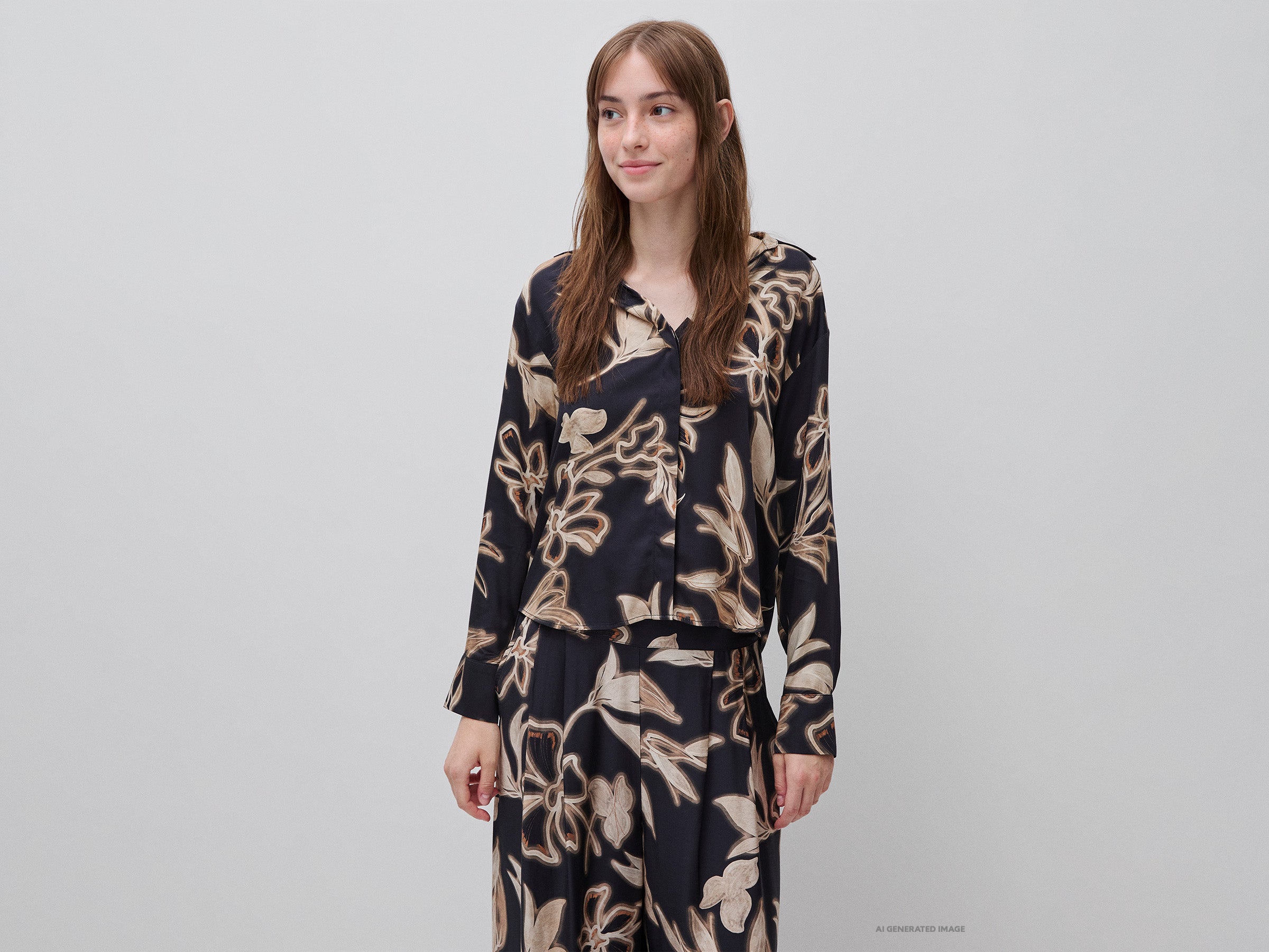 Camisa de cetim com estampado floral - ucb_image_F