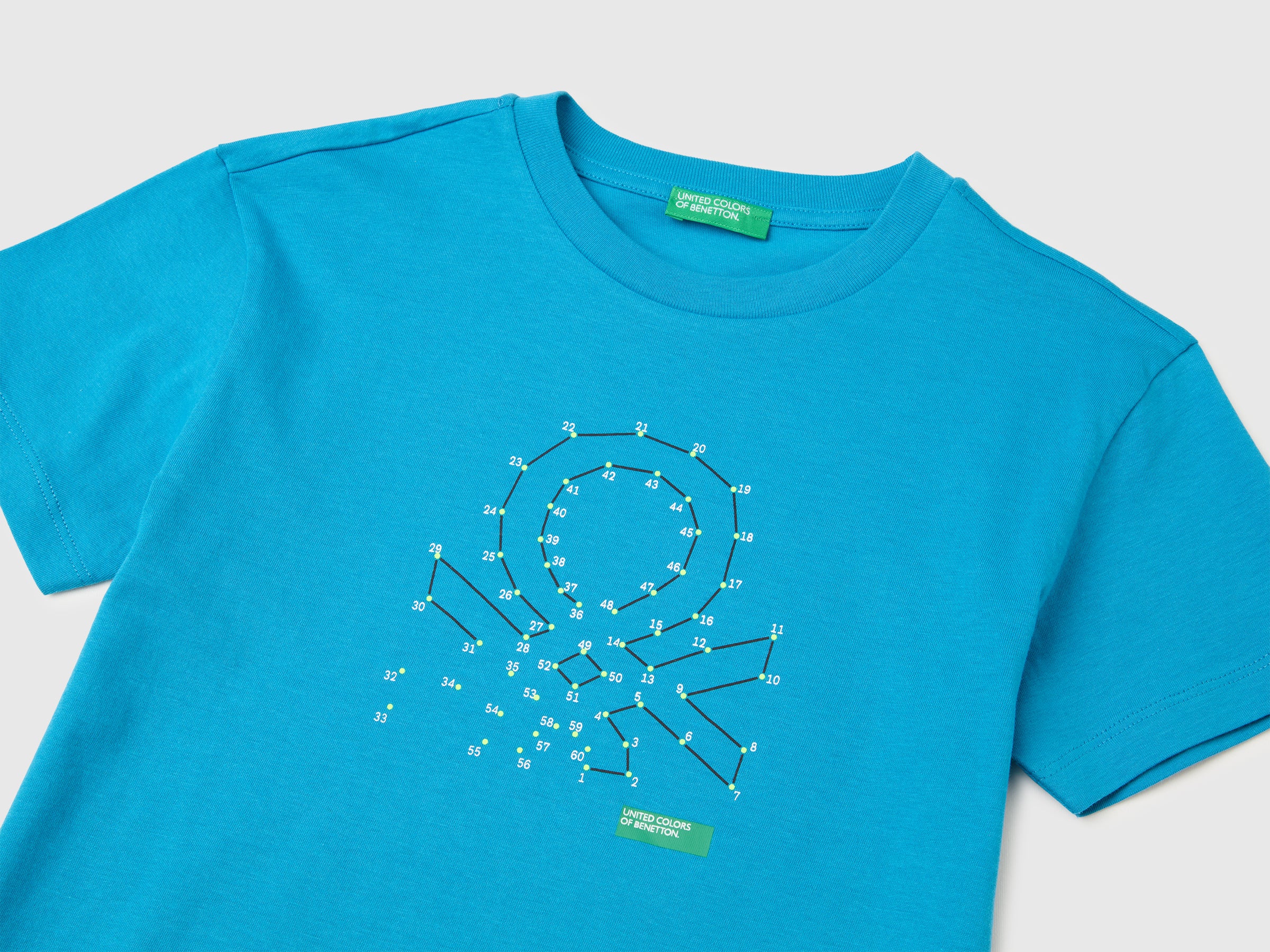 Organic cotton T-shirt with logo print - ucb_image_DS1