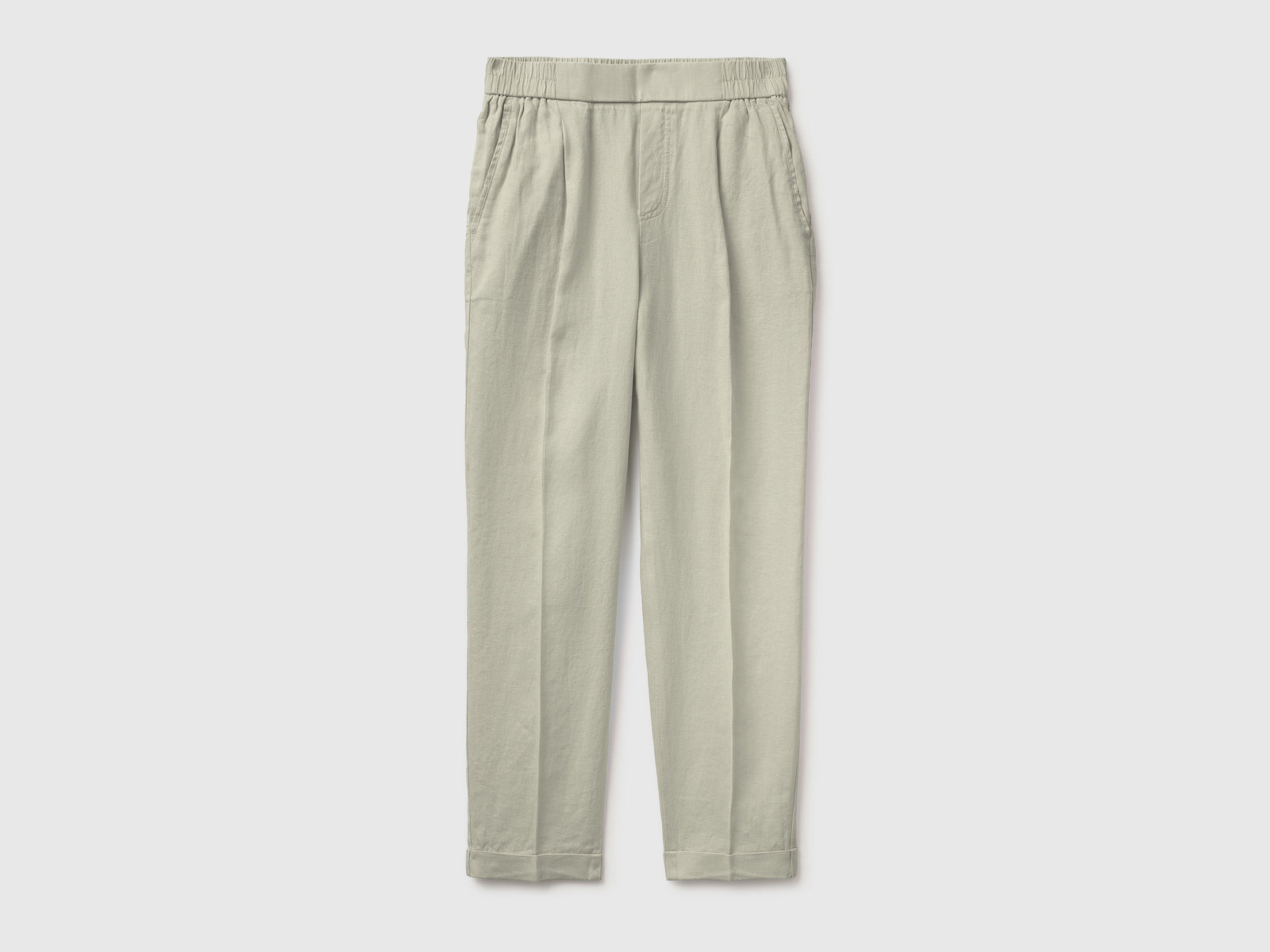 100% linen cigarette trousers - ucb_image_FS