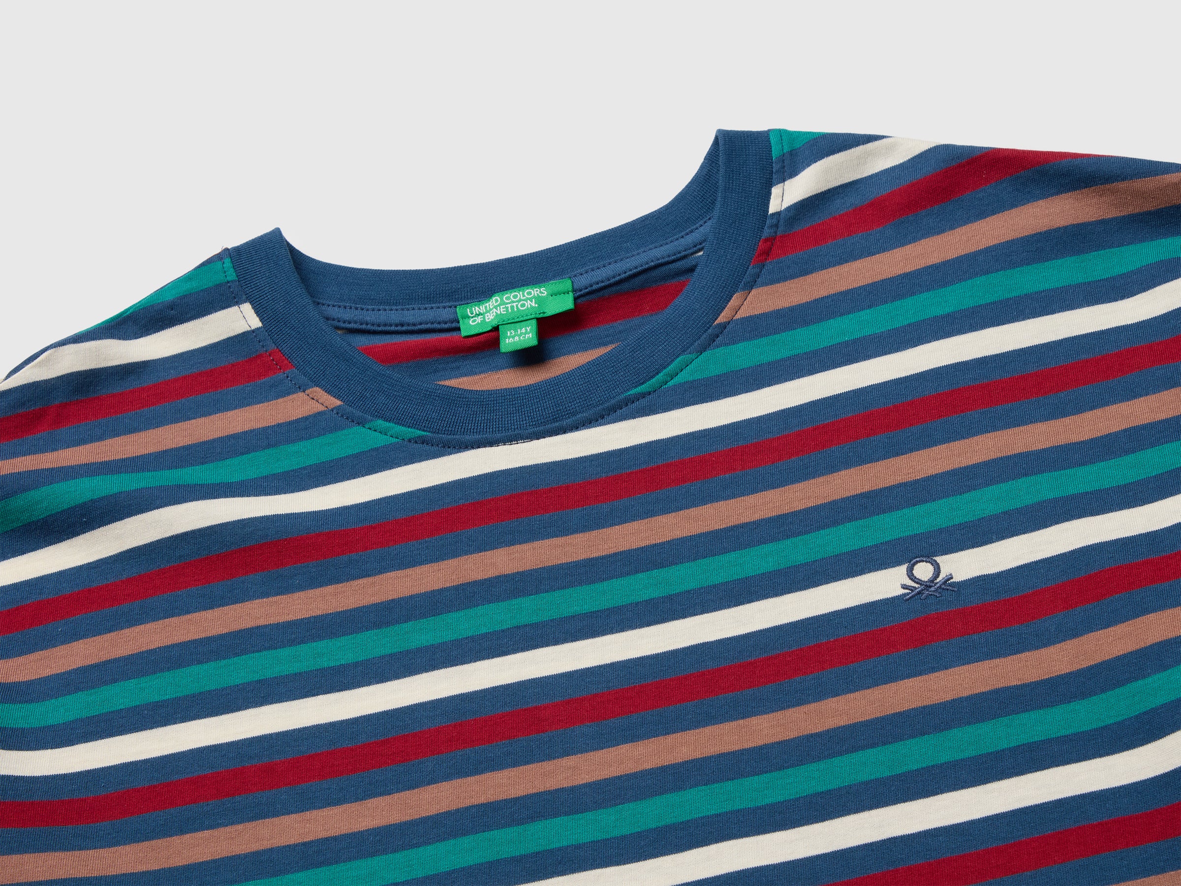 T-shirt às riscas em algodão orgânico - ucb_image_DS1