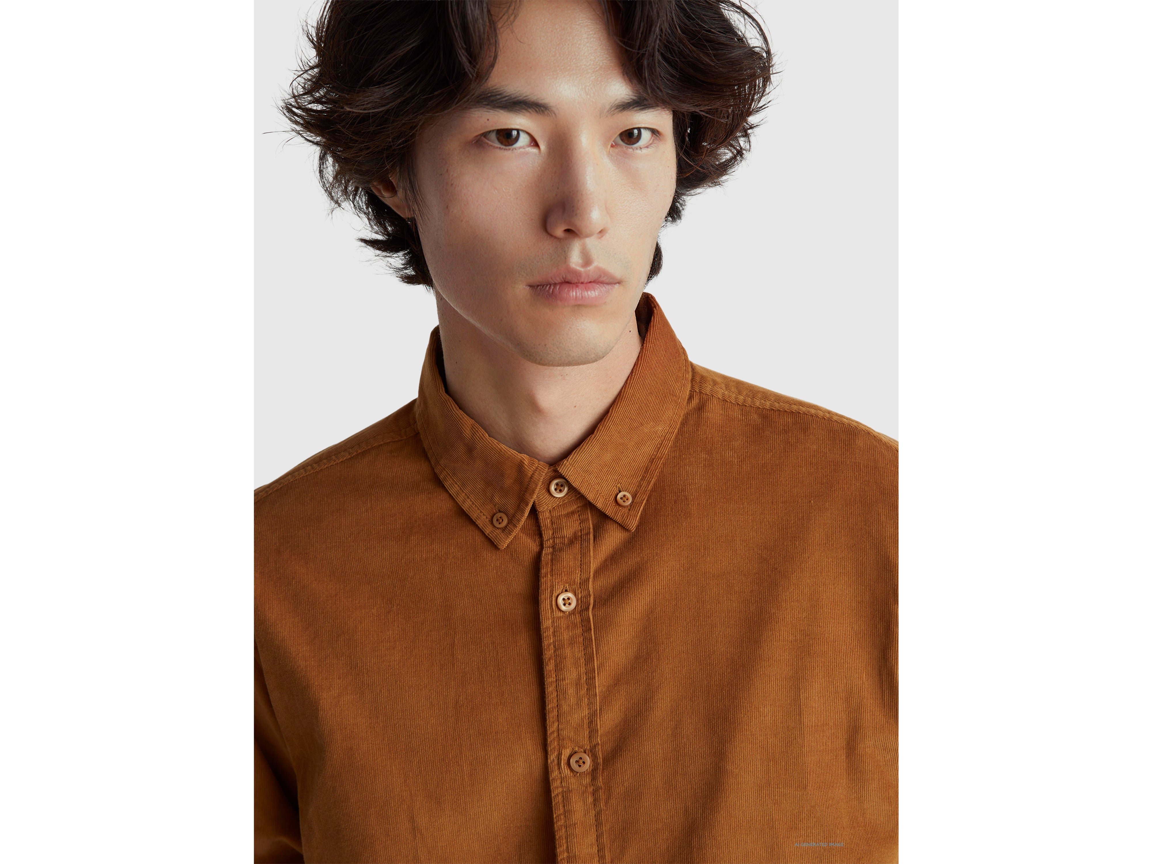 Camisa button down em veludo - ucb_image_FY