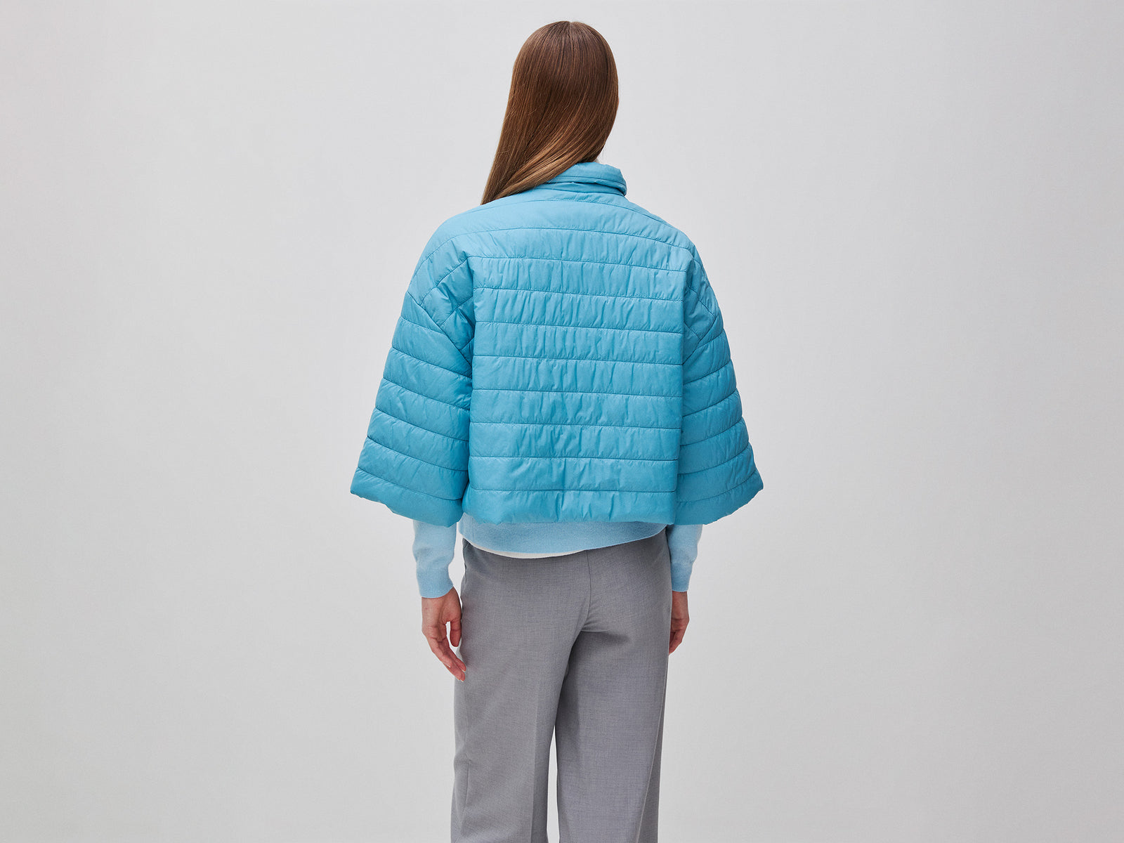 Blusão acolchoado leve com manga 3/4 - ucb_image_B
