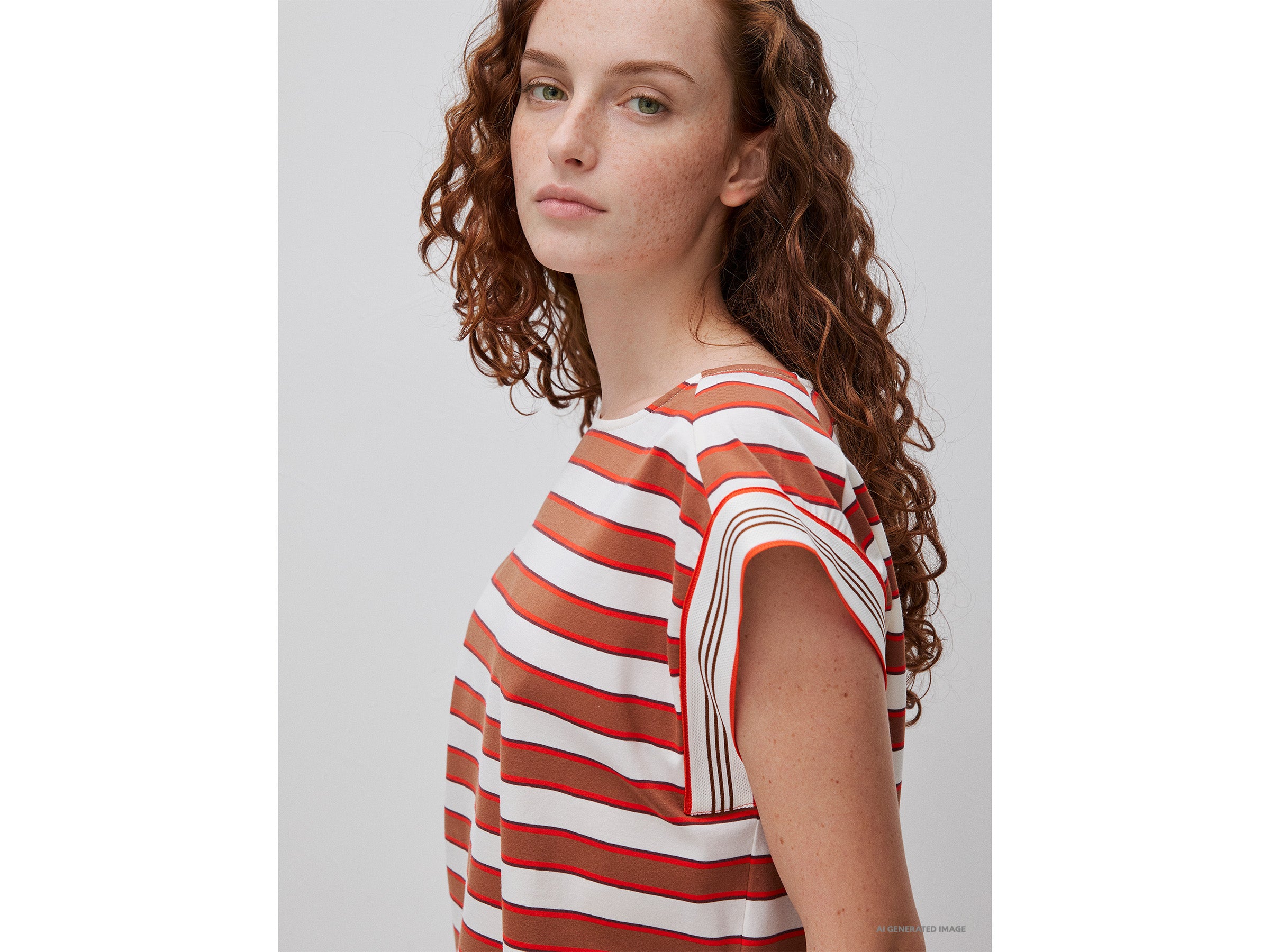 T-shirt sem mangas às riscas - ucb_image_FY