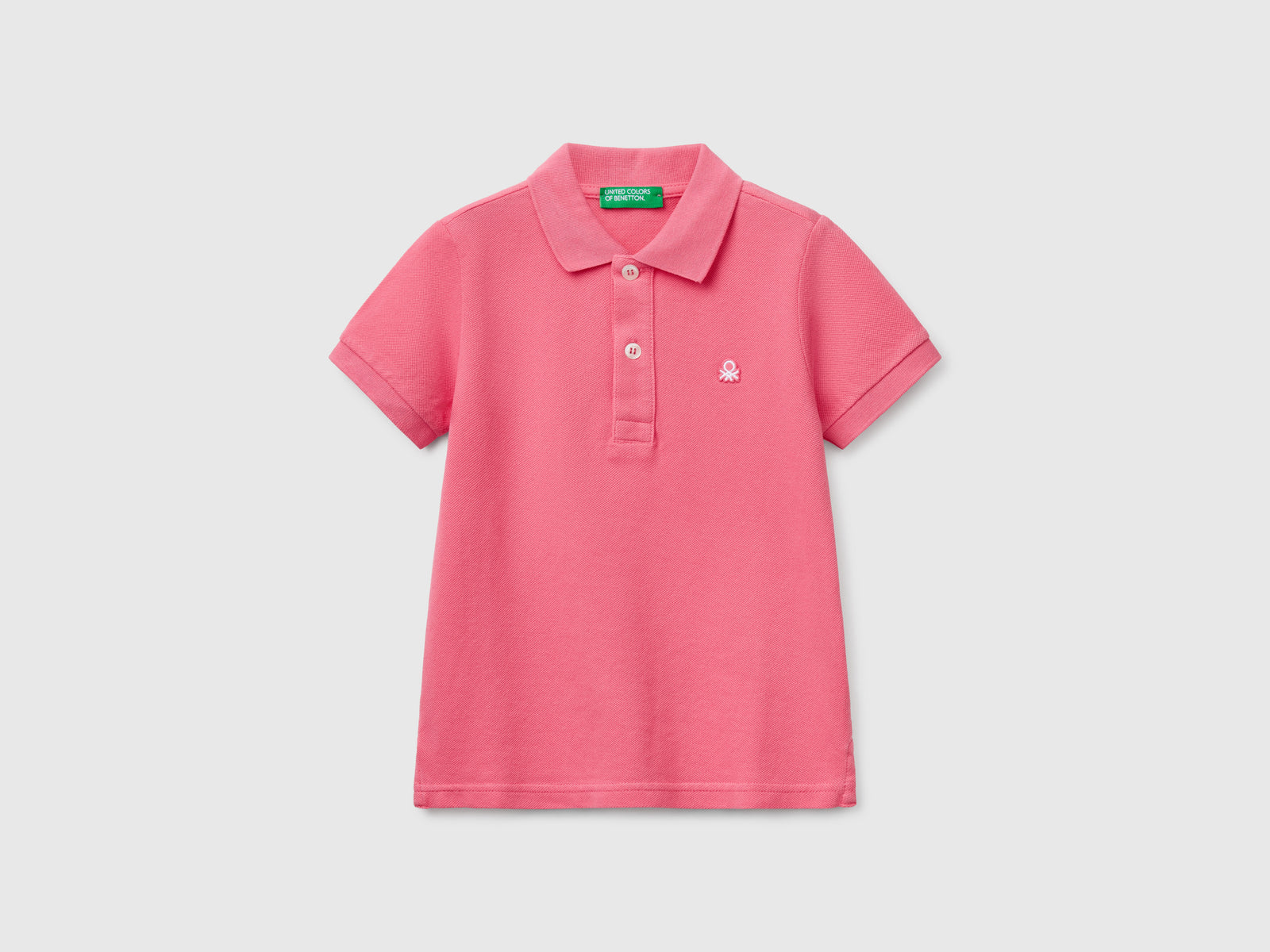 Short sleeve polo in pure cotton - ucb_image_FS