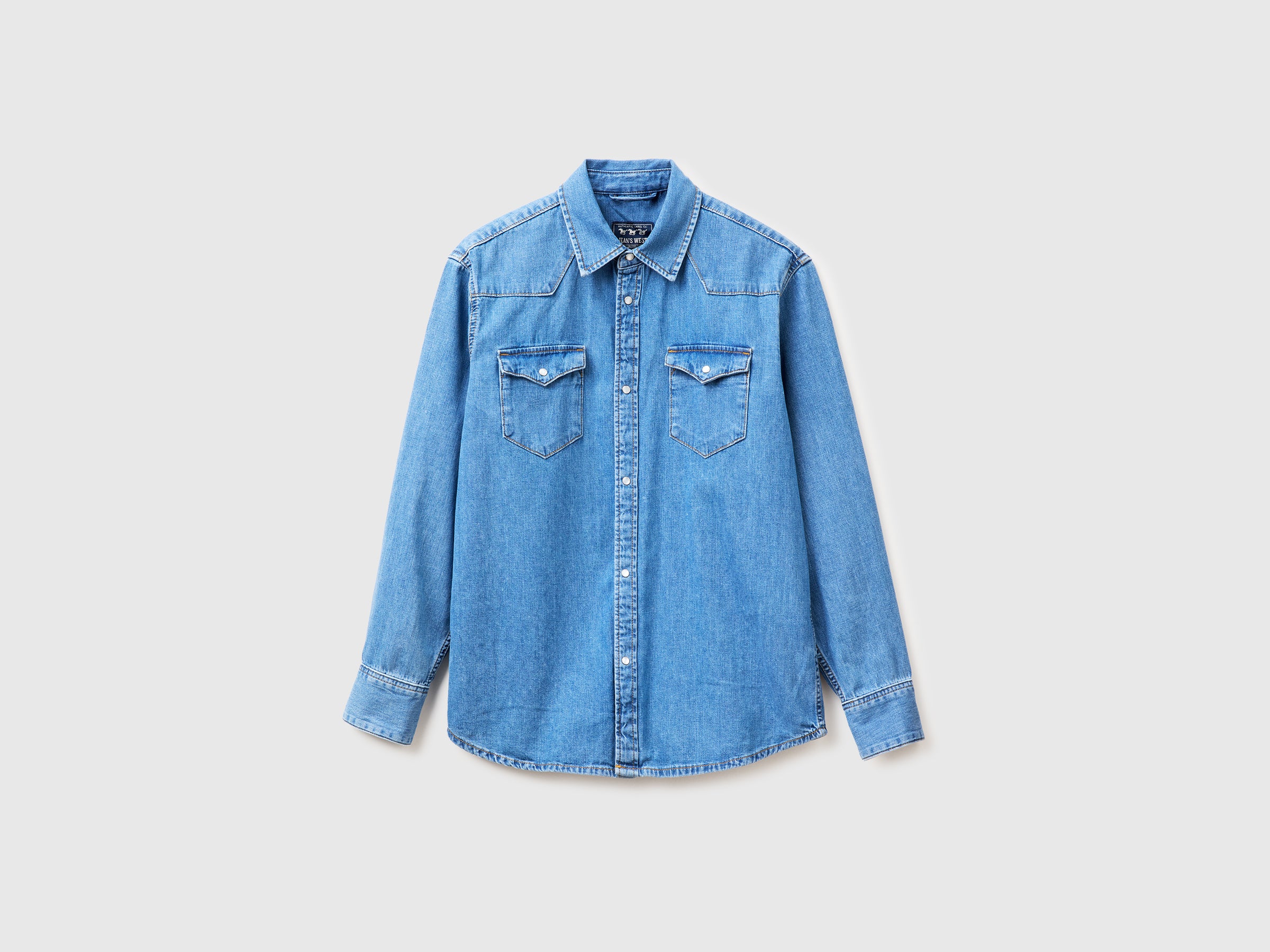 Camisa western de jeans claro - ucb_image_FS