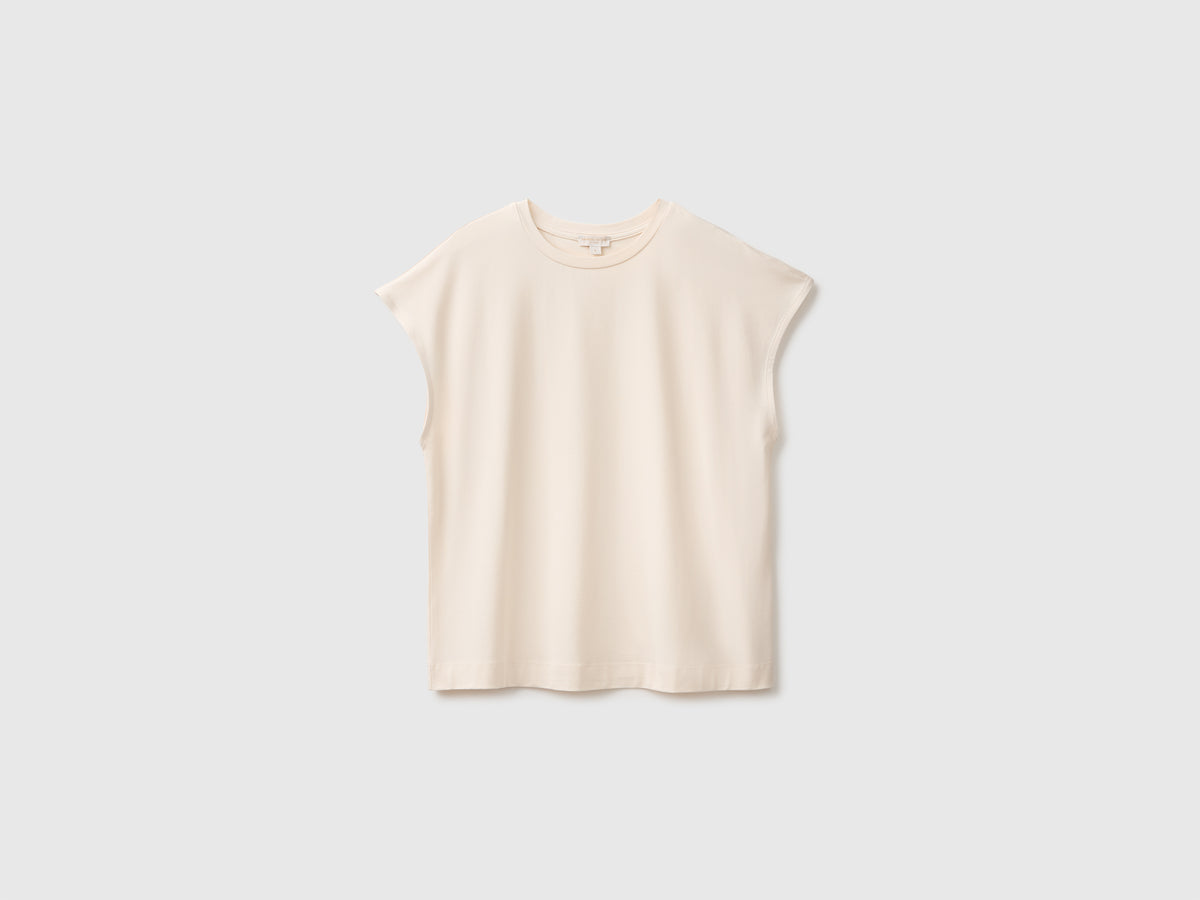 T-shirt em mistura de viscose de bambu - ucb_image_FS