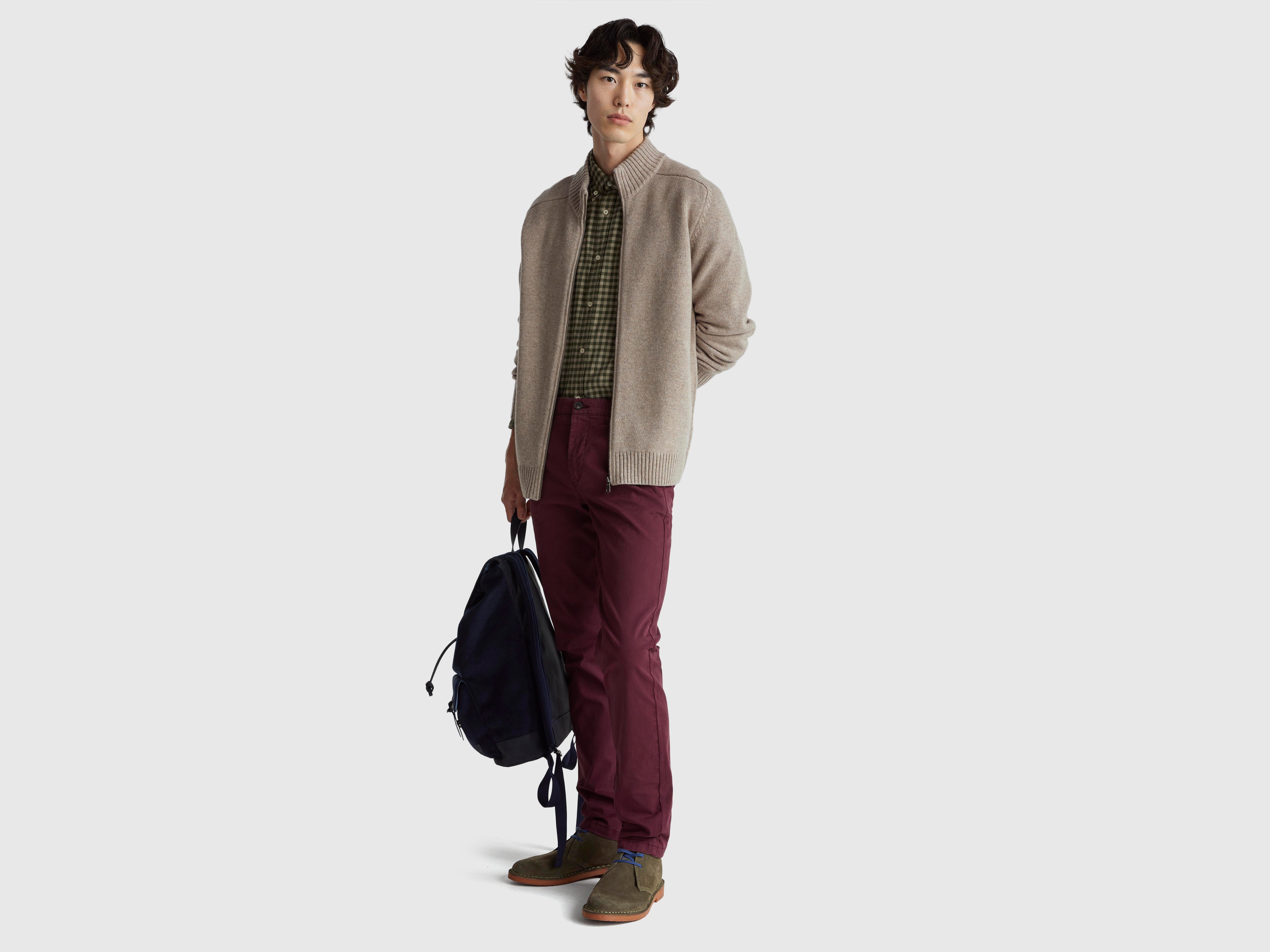 Chinos slim fit ameixa - ucb_image_FY