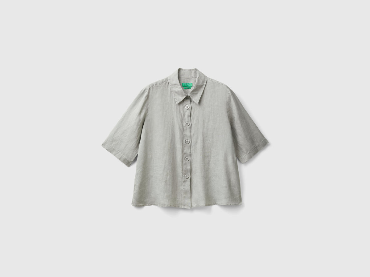 Camisa curta em puro linho - ucb_image_FS