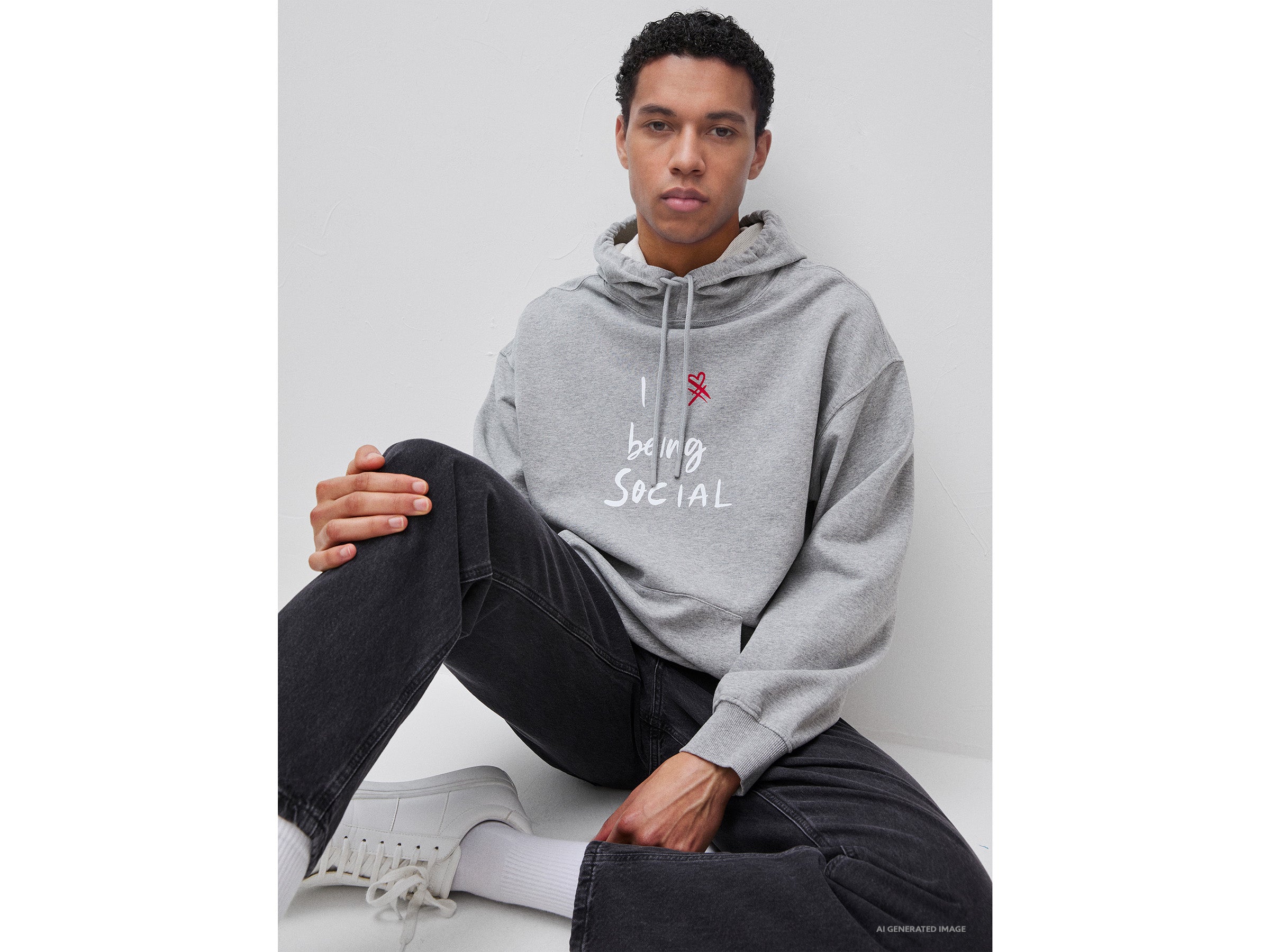 Sweat com fecho de correr e estampa slogan - ucb_image_FY