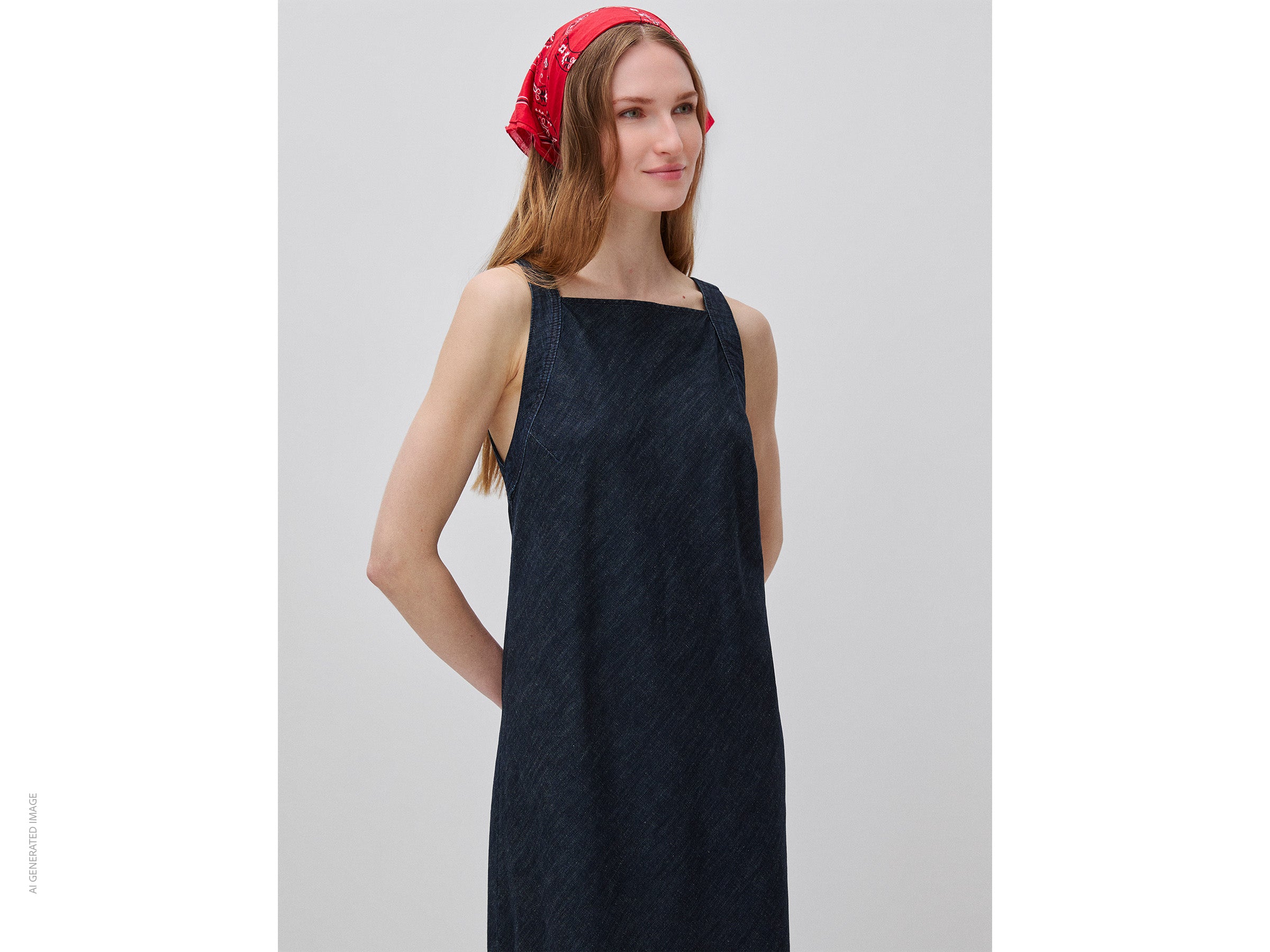 Vestido midi em denim - ucb_image_F