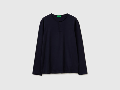 T-shirt with henley neck - ucb_image_FS