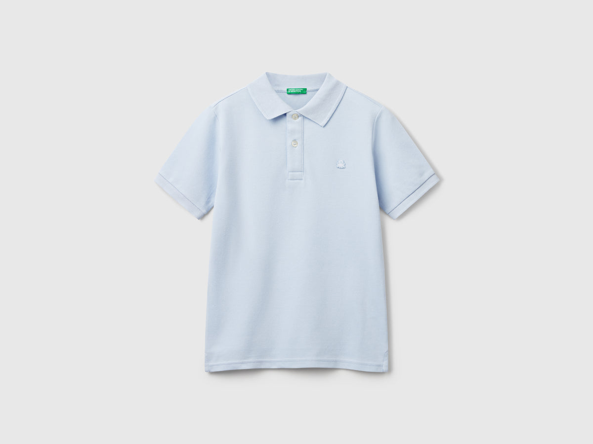 Slim fit polo in pure cotton - ucb_image_FS