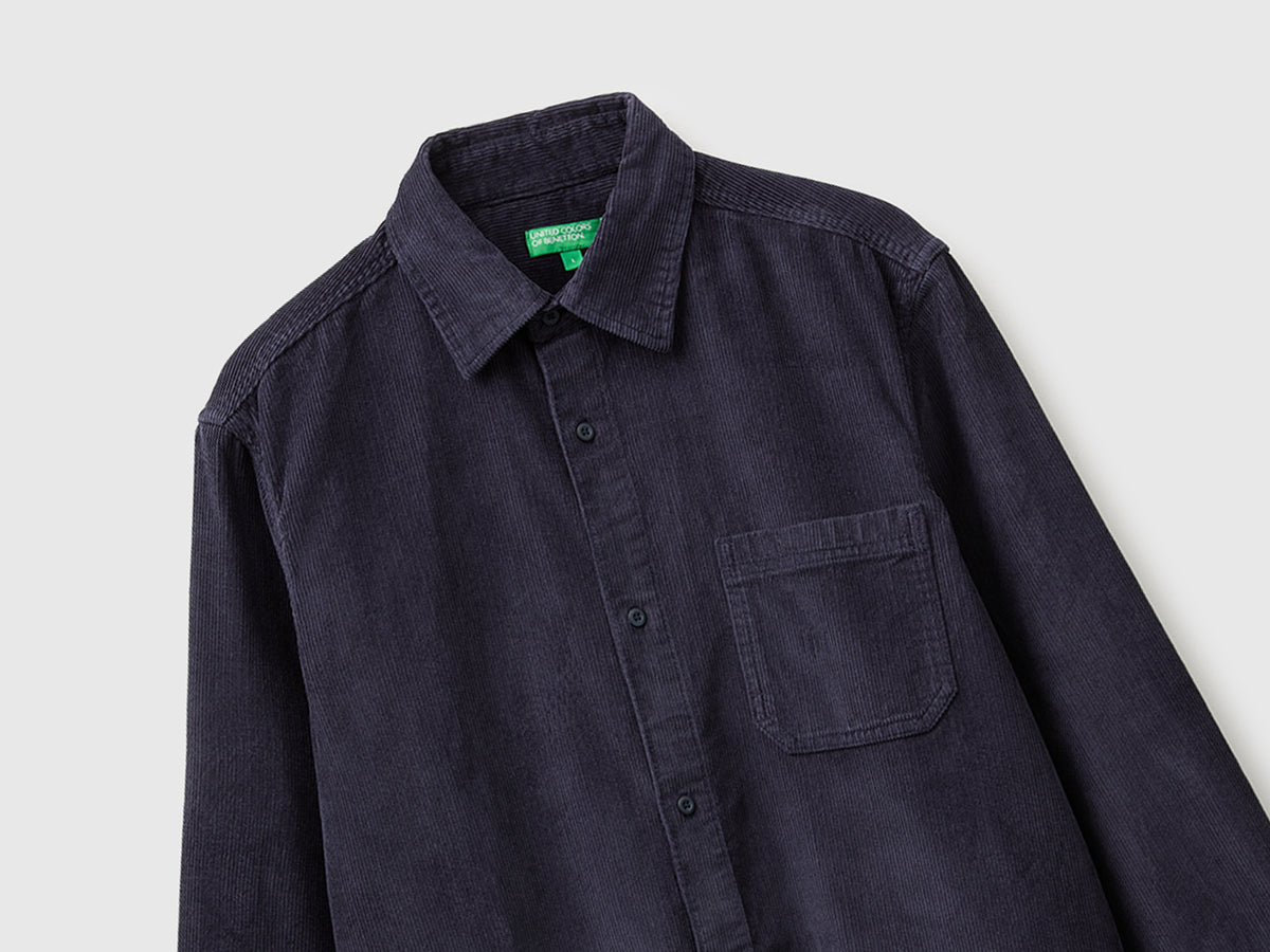 Camisa regular fit em veludo - ucb_image_FY