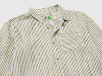 Camisa às riscas em mistura de linho - ucb_image_DS1