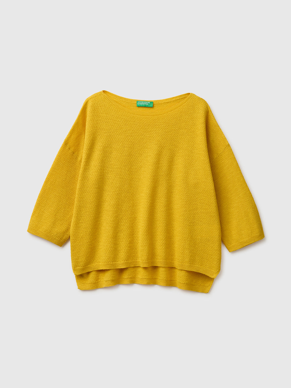 Boxy fit linen blend sweater - ucb_image_FS