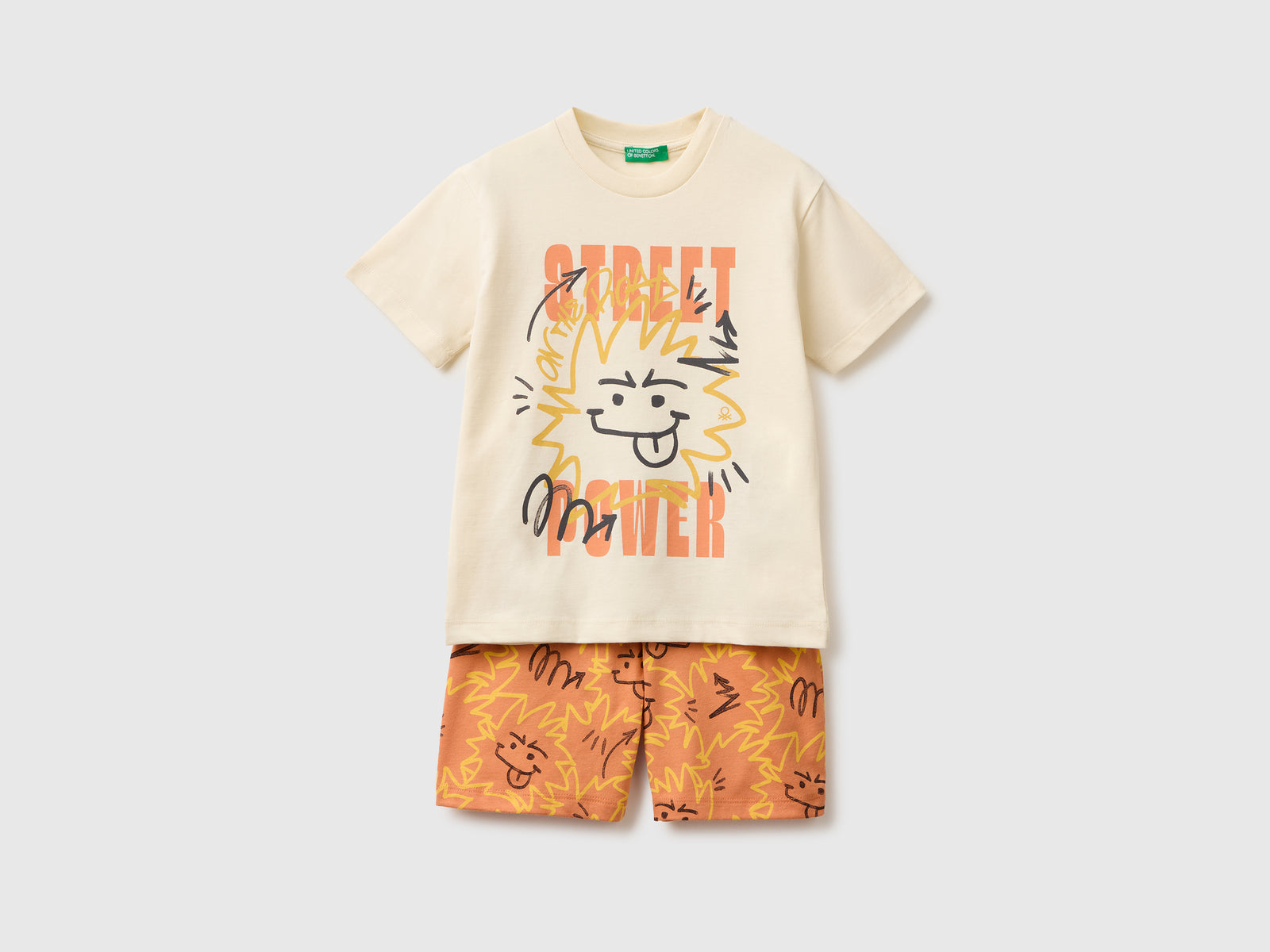 Printed t-shirt and shorts set - ucb_image_FS