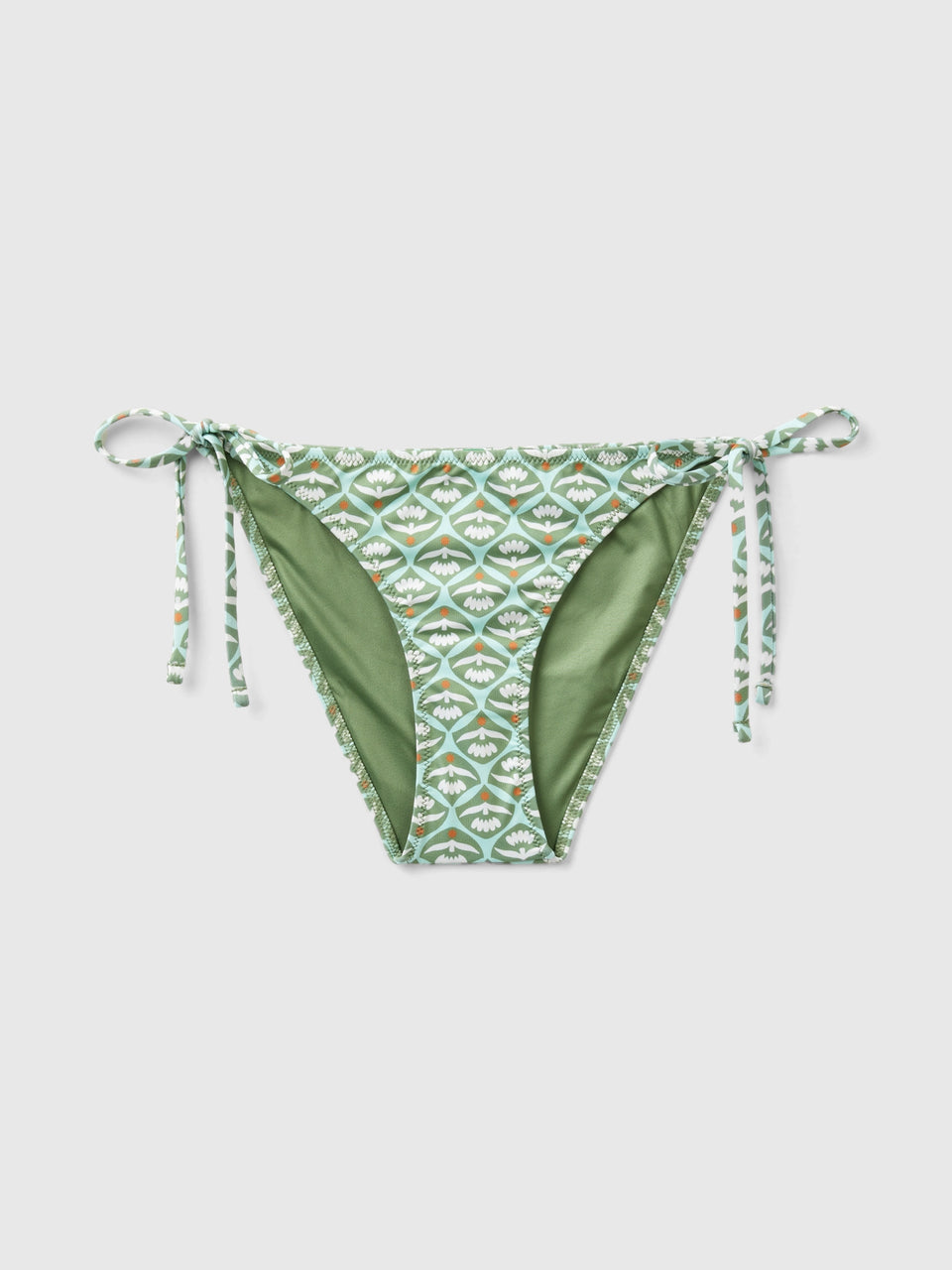 Slip de biquíni com atilhos e estampa flores - ucb_image_FS