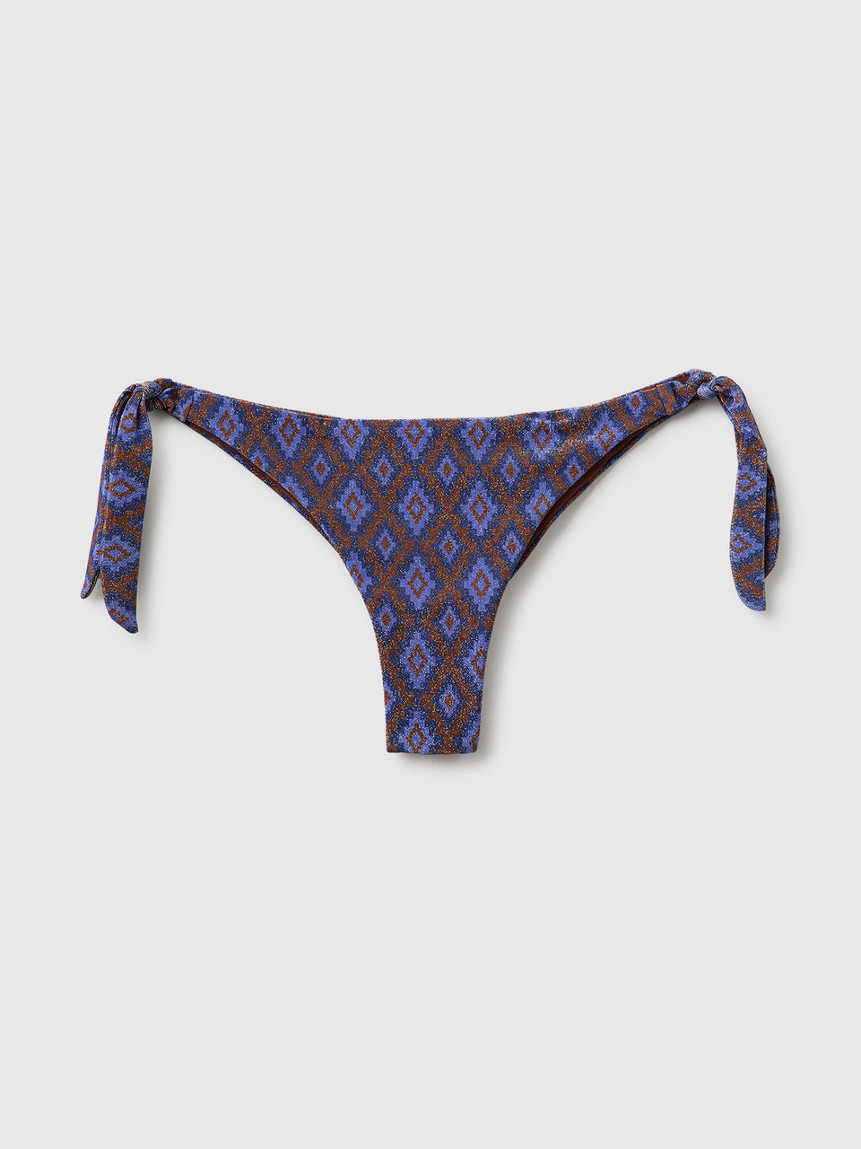 Cueca de biquíni com estampado étnico e lurex - ucb_image_FS