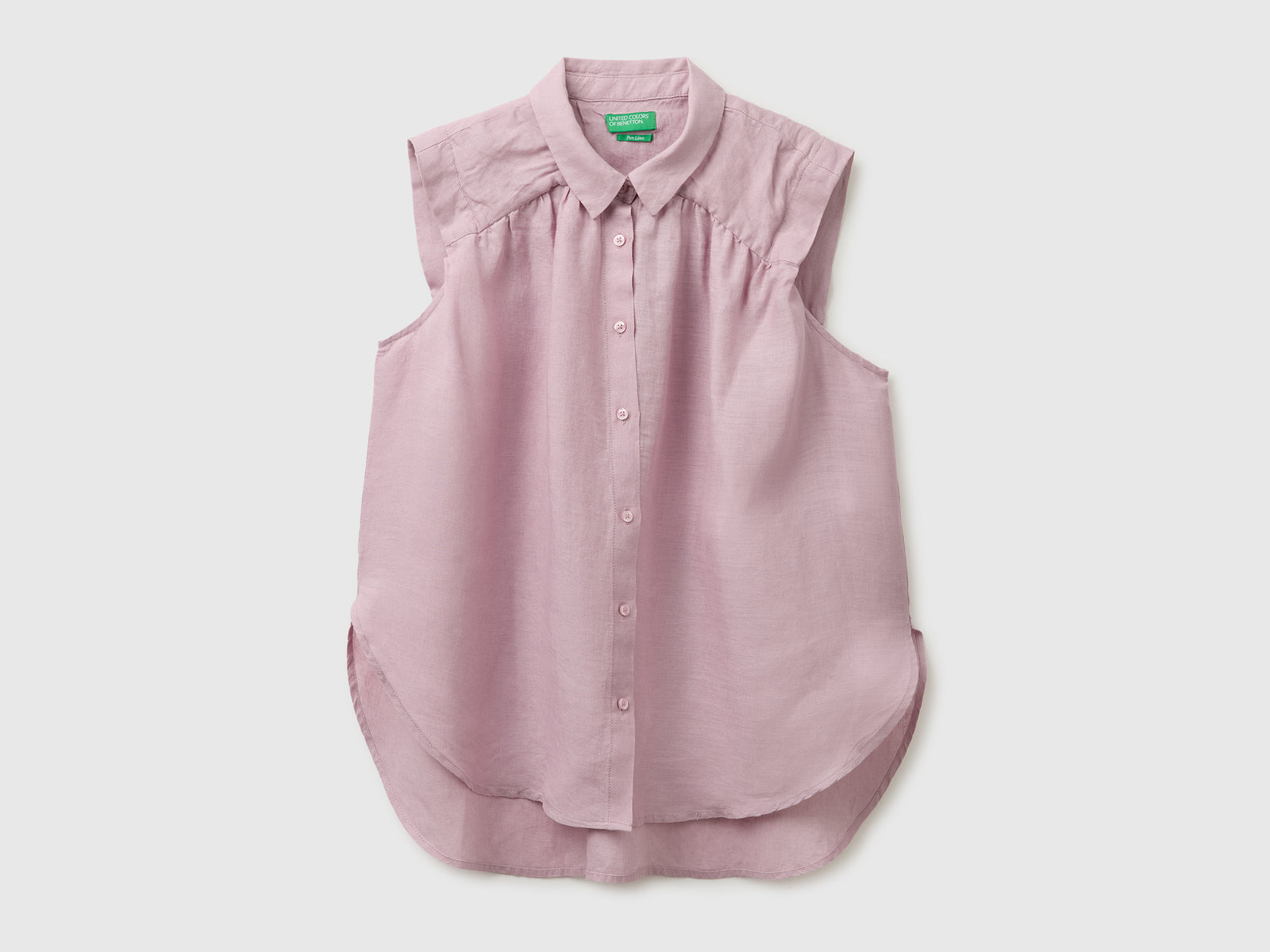 100% linen sleeveless blouse - ucb_image_FS