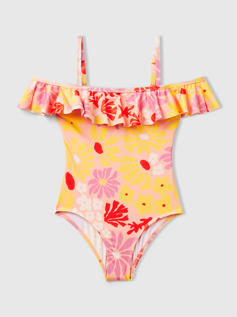 Fato de banho de peça única com estampado de flores - ucb_image_FS