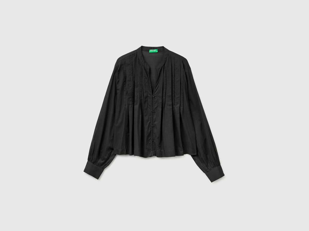 Lightweight blouse with pleats - ucb_image_FS
