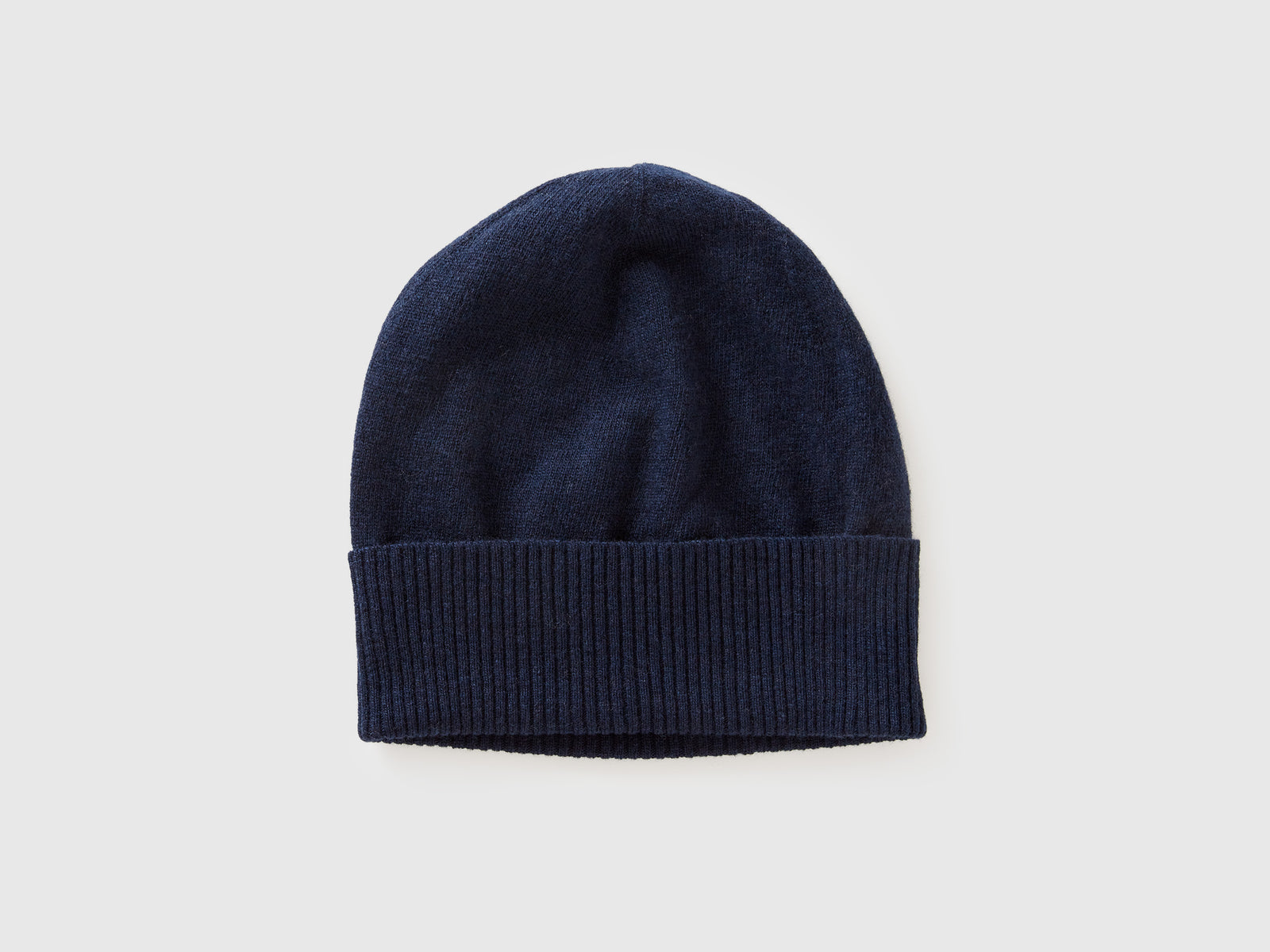 Gorro azul-escuro em pura lã Merino - ucb_image_FS