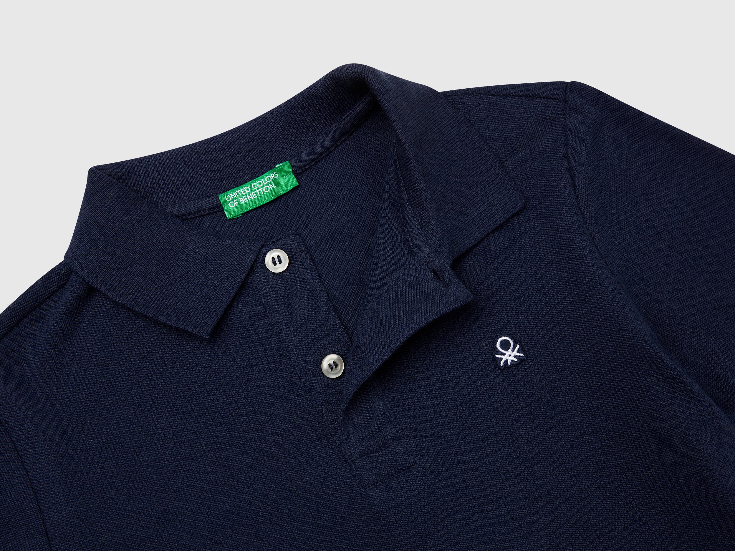 Slim fit polo in pure cotton - ucb_image_DS1