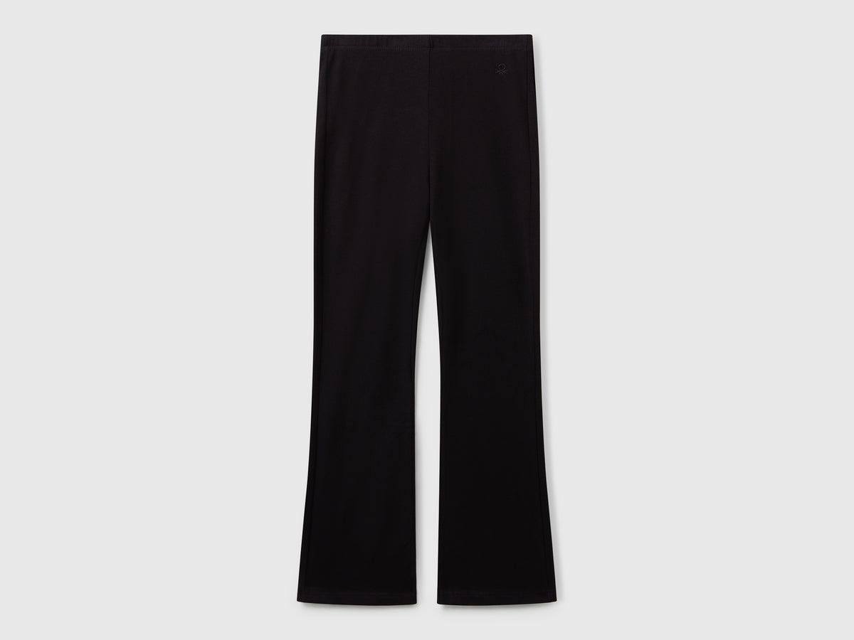 Leggings à boca-de-sino em algodão macio - ucb_image_FS