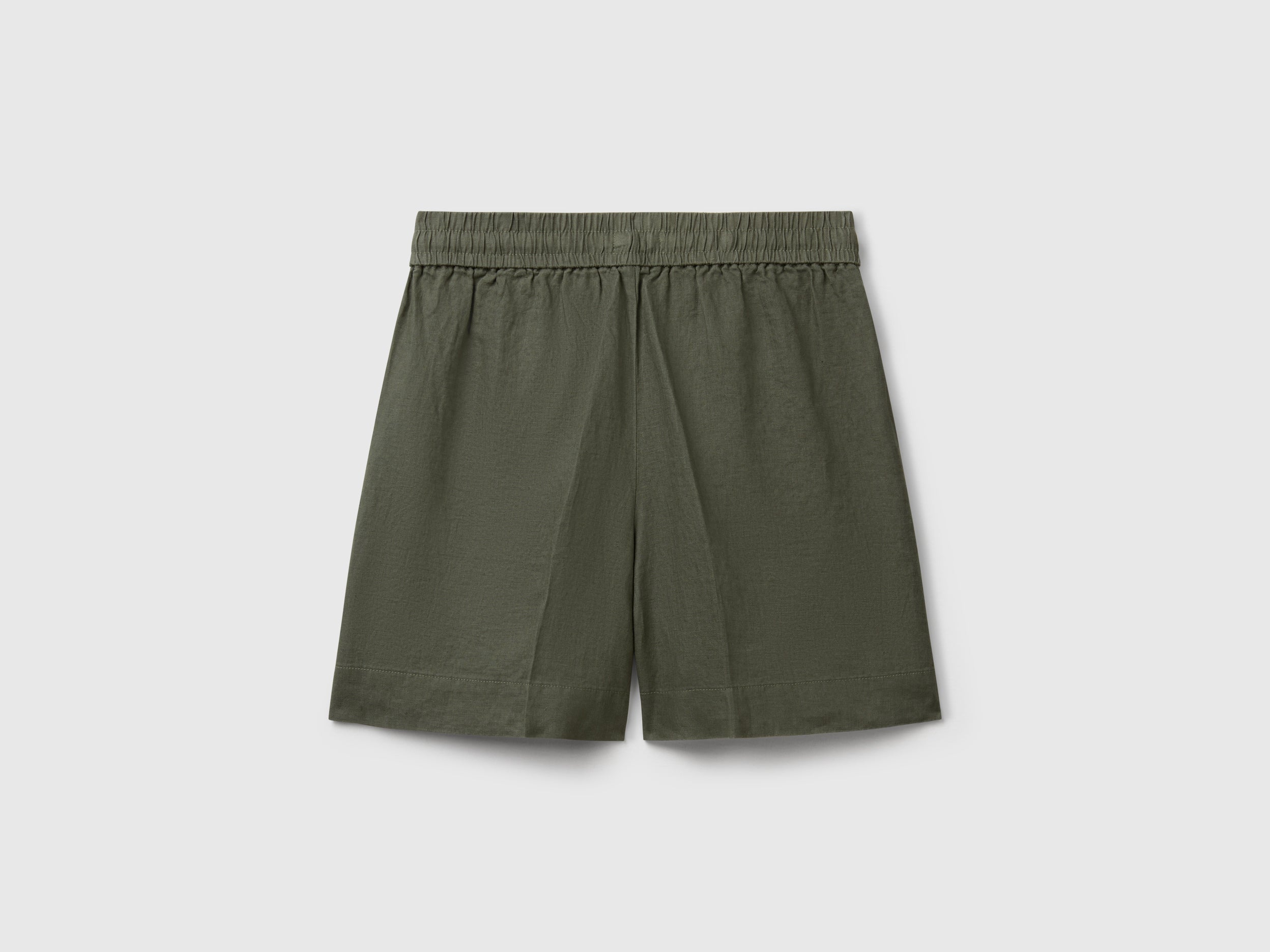 Shorts em linho puro com cordão de ajuste - ucb_image_BS