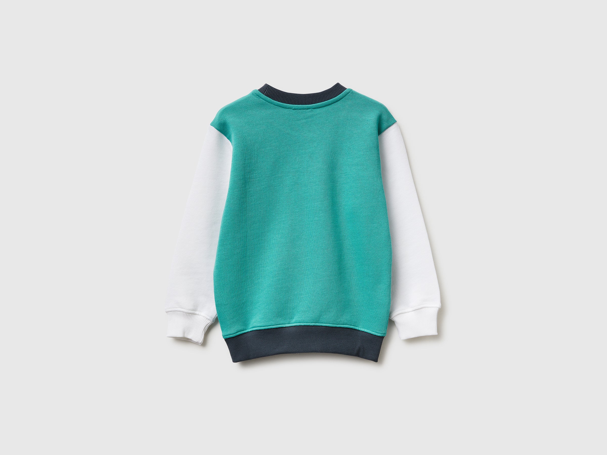 Organic cotton sweatshirt with logo print - ucb_image_BS
