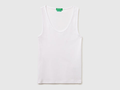 Slim fit ribbed tank top - ucb_image_FS